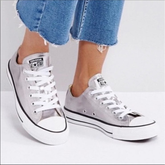 Converse Shoes - CONVERSE Sneakers Metallic Silver Size 6